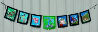 Michigan Themed Tibetan Prayer Flags
